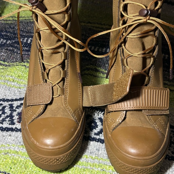 Converse Chuck Taylor CTAS GR 82 Mountain Club Brown Chunky Combat Boots Sz 7 - Picture 4 of 9
